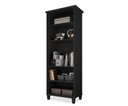 Ver imagem 2 de Armário Organizador Multiuso com Prateleiras Library Preto - Luapa