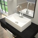 Ver imagem 1 de Kit Cuba Q45 com Torneira Luxo 1195 Metal e Válvula Click 1 Pol. 1/2 Sifão Cromado e Flexível Compac