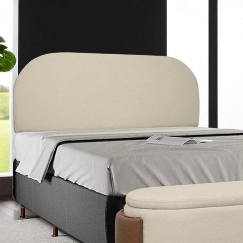 Painel Suspenso Cabeceira Orgânica Império para Cama Box Queen Size 160cm Bouclê - Sofa Store:bouclê