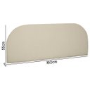 Ver imagem 2 de Painel Suspenso Cabeceira Orgânica Império para Cama Box Queen Size 160cm Bouclê - Sofa Store:bouclê