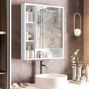 Ver imagem 1 de Armário Suspenso Espelheira 1 Porta com Espelho Olimpia Rede Móveis