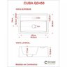 Kit Cuba Q45 com Torneira Luxo 1195 e Válvula 1 Pol. Compace - 6
