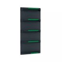 Ver imagem 1 de Kit 5 Bandejas para Gondola Canto 202 Fit 40/60 Preto Pe Verde