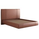 Ver imagem 1 de Cama Queen Flutuante com Cabeceira 160cm Astra S04 Couríssimo Telha - Lyam Decor
