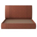 Ver imagem 3 de Cama Queen Flutuante com Cabeceira 160cm Astra S04 Couríssimo Telha - Lyam Decor