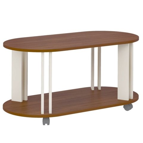 Mesa de Centro Mdf Sala de Estar 91 Cm 4619 Cedro Off White Arly