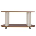 Ver imagem 5 de Mesa de Centro Mdf Sala de Estar 91 Cm 4619 Cedro Off White Arly