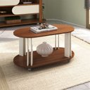 Ver imagem 7 de Mesa de Centro Mdf Sala de Estar 91 Cm 4619 Cedro Off White Arly