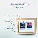 Ver imagem 2 de Kit 50 Porta Foto Retrato Madeira Rustico Pregador Polaroid