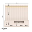 Ver imagem 3 de Rack com Painel para TV até 84 Polegadas Ripado com Iluminação 100% MDF 219CMX233CM Vitoria Regia Yescasa Off White