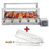 Churrasqueira Giratória Artinox Grill The Grill, 5 Espetos com Cabo de Madeira, 1 Motor Bivolt do - 1