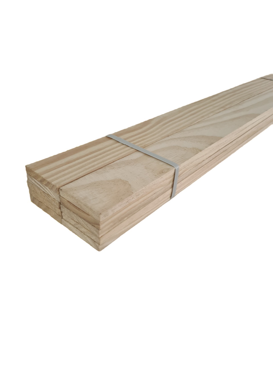 100 Ripas Sarrafos 1x7x70 Cm Madeira de Pinus Artesanato - 1
