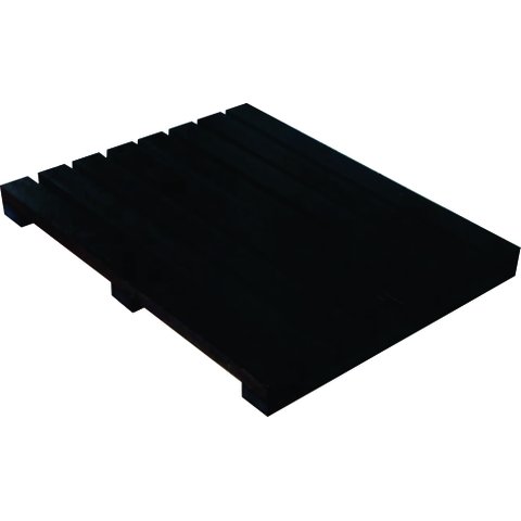 Deck de Madeira Modular 100x50cm com Pintura Neonx:osmocolor Black