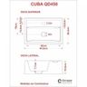 Kit Cuba Q45 com Torneira Luxo 1195 e Válvula Click 1 Pol. 1/2 Compace - 6