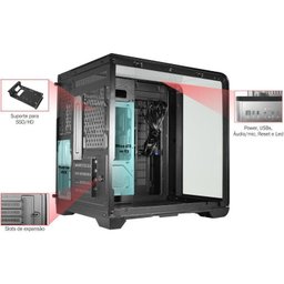 Gab Aquario Top Vidro Cyberpunk 48ki C/ Display Digital - 4