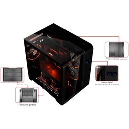 Gab Aquario Top Vidro Cyberpunk 48ki C/ Display Digital - 5