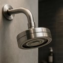 Ver imagem 2 de Ducha Chuveiro Redondo de Abs com Sistema Autolimpante - Aço Escovado - Dp8720p Drop Metais