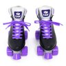 Patins Quad Retro Basic 4 Rodas Preto e Roxo Bel - 38 - 3