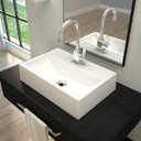 Ver imagem 1 de Kit Cuba Q45 com Torneira Luxo 1195 Metal 1/4 Volta Compace