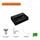 Ver imagem 3 de Kit Cuba Q45 e Válvula 1 Pol. com Sifão Pvc e Flexível Compace