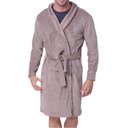 Ver imagem 1 de Roupão Daisa Microfibra Plush Daju Taupe Gg