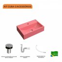 Ver imagem 3 de Kit Cuba Q45 e Válvula Click 1"b Pol. com Sifão Pvc e Flexível Compace