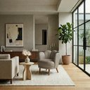 Ver imagem 6 de Poltrona Decorativa Organica Flora Pes Madeira Courino Tcs 726 Moll