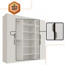 Ver mais imagens de Guarda Roupa Casal Modulado Versa MDF 6 Portas com 11 Prateleiras e 2 Cabideiros