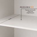 Ver imagem 6 de Guarda Roupa Casal Modulado Versa MDF 6 Portas com 11 Prateleiras e 2 Cabideiros