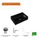 Ver imagem 3 de Kit Cuba Q45 com Válvula Click 1 Pol. Sifão Pvc e Flexível Compace