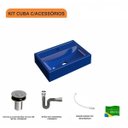 Ver imagem 3 de Kit Cuba Q45 e Válvula Click 1"b Pol. com Sifão Cromado e Flexível Compace