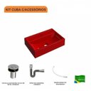 Ver imagem 3 de Kit Cuba Q45 e Válvula Click 1"b Pol. com Sifão Cromado e Flexível Compace