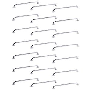 Alça de Apoio Barra 70cm Inox Kit 20 Unidades Idoso Cadeirante Deficiente Banheiro Box