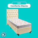 Ver imagem 4 de Kit Cabeceira + Cama Box + Colchão Solteiro D20 D20 Inducol