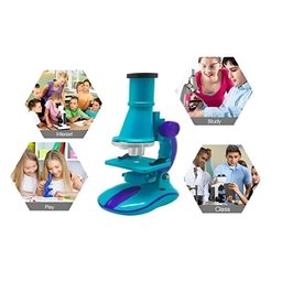 Microscópio Infantil Led 100x 200x 450x Completo Educativo - 5