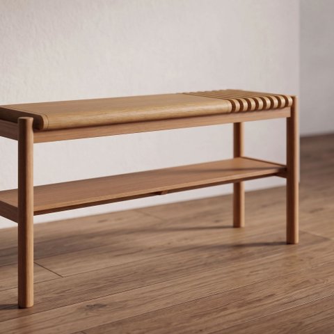 Aparador Air - Tampo: Laminado - Largura: 160 cm - Cor: Natural - Tecido: sem