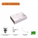Ver imagem 3 de Kit Cuba Q45 e Válvula Click 1"g Pol. com Sifão Pvc e Flexível Compace
