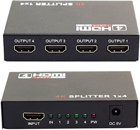 Adaptador Splitter 1x4 Hdmi Le-4134 - 1