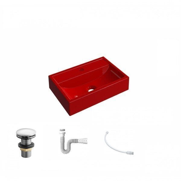 Kit Cuba Q45 e Válvula Click 1"G Pol. com Sifão PVC e Flexível Compace - 2