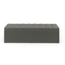 Ver imagem 2 de Calçadeira Baú Navi 160 para Cama Queen N-023 Veludo Cinza Claro Aradecor