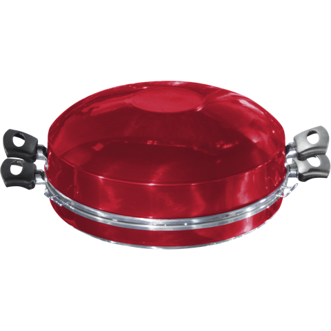 Churrasqueira S/forma De Pizza Vermelha 800ml