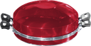 Ver imagem 1 de Churrasqueira S/forma De Pizza Vermelha 800ml