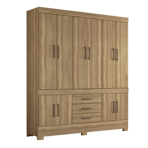 Guarda Roupa De Casal 10 Portas House Amendola - Bela Móveis
