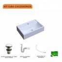 Ver imagem 3 de Kit Cuba Q45 com Válvula Click 1.1/2" e Sifão Pvc e Flexível Compace
