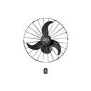 Ver imagem 3 de Ventilador de Parede Goar 60cm Rotação de 1370 Rpm 3 Hélices Preto 150w 220v - V60pprr1