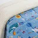 Ver imagem 4 de Coberdrom Cobertor Fantasy Solteiro Infantiil Sherpa Manta Toque Lã de Carneiro - Astronauta
