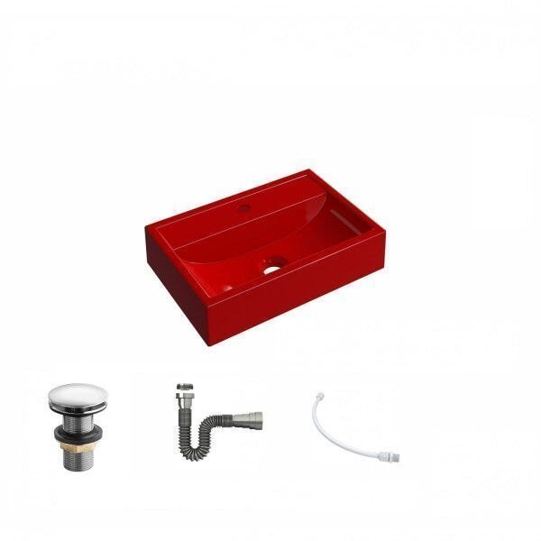 Kit Cuba Q45 com Válvula Click 1.1/2" e Sifão Cromado e Flexível Compace - 2
