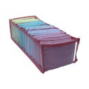 Ver imagem 2 de Kit 2 Colmeias Organizadoras Roupas Bebê Body Cueiro Fralda Rosa