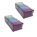 Ver imagem 1 de Kit 2 Colmeias Organizadoras Roupas Bebê Body Cueiro Fralda Rosa