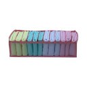 Ver imagem 3 de Kit 2 Colmeias Organizadoras Roupas Bebê Body Cueiro Fralda Rosa